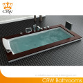 CRW CZI076 Drop In Jet Whirlpool Bathtub with TV